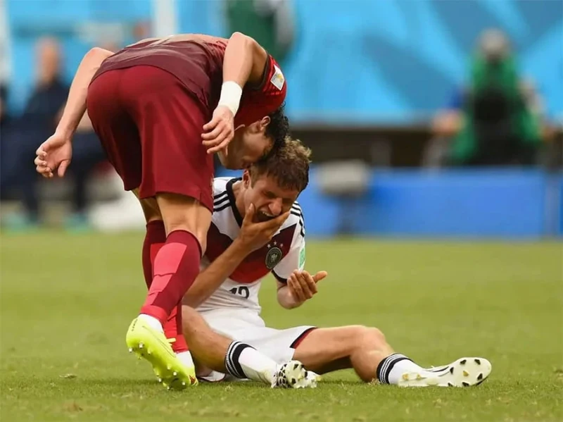 Penalized red card suspended for several football matches?